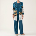 Juno | Teal & Gold Marble Three-Piece Set