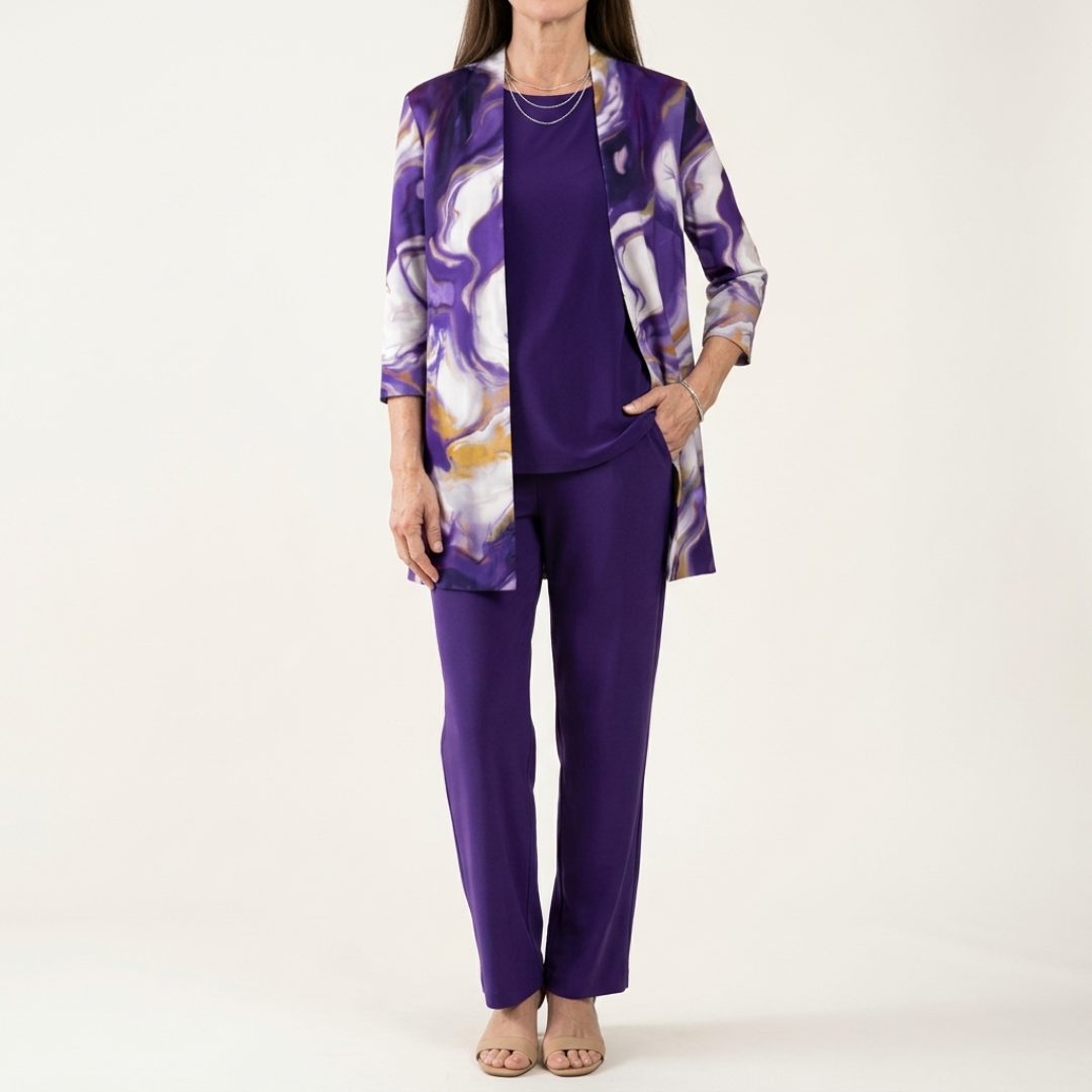 Violet | Classic Elegance Three-Piece Set