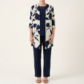 Shazza | Navy Bloom Three-Piece Set