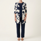 Shazza | Navy Bloom Three-Piece Set