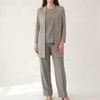 Azura | Dove Grey and Gold Three-Piece Set