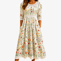 Wildflower Meadow Charm Midi Dress