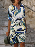 Bia - Airy Printed Summer Dress