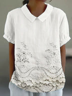 Bea | Embroidered Floral Blouse