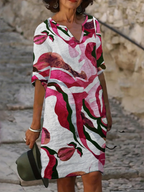Bia - Airy Printed Summer Dress