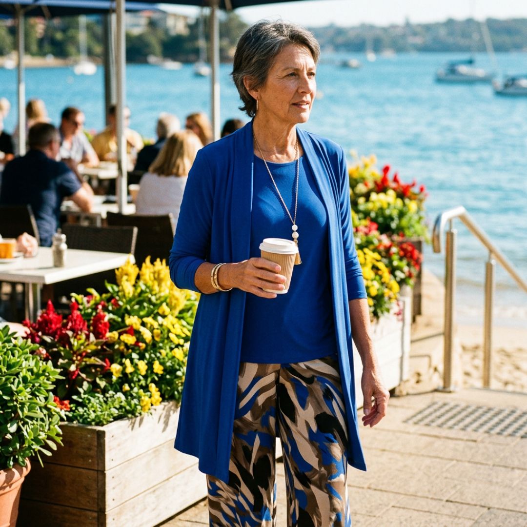 Miriam | Cobalt Blue Three-Piece Set