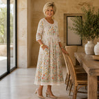 Wildflower Meadow Charm Midi Dress