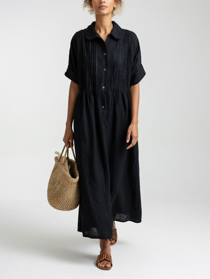Lysandra | Relaxed Maxi Shirt Dress