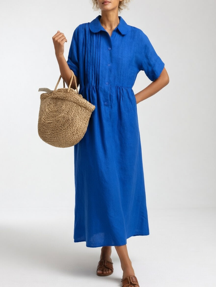 Lysandra | Relaxed Maxi Shirt Dress