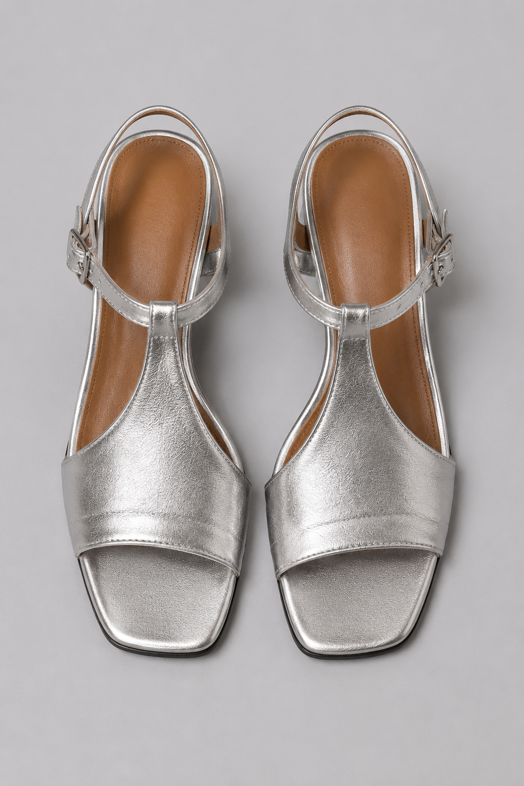 Faye | Silver Summer Sandals