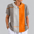 Skye | Colour Block Stripe Blouse
