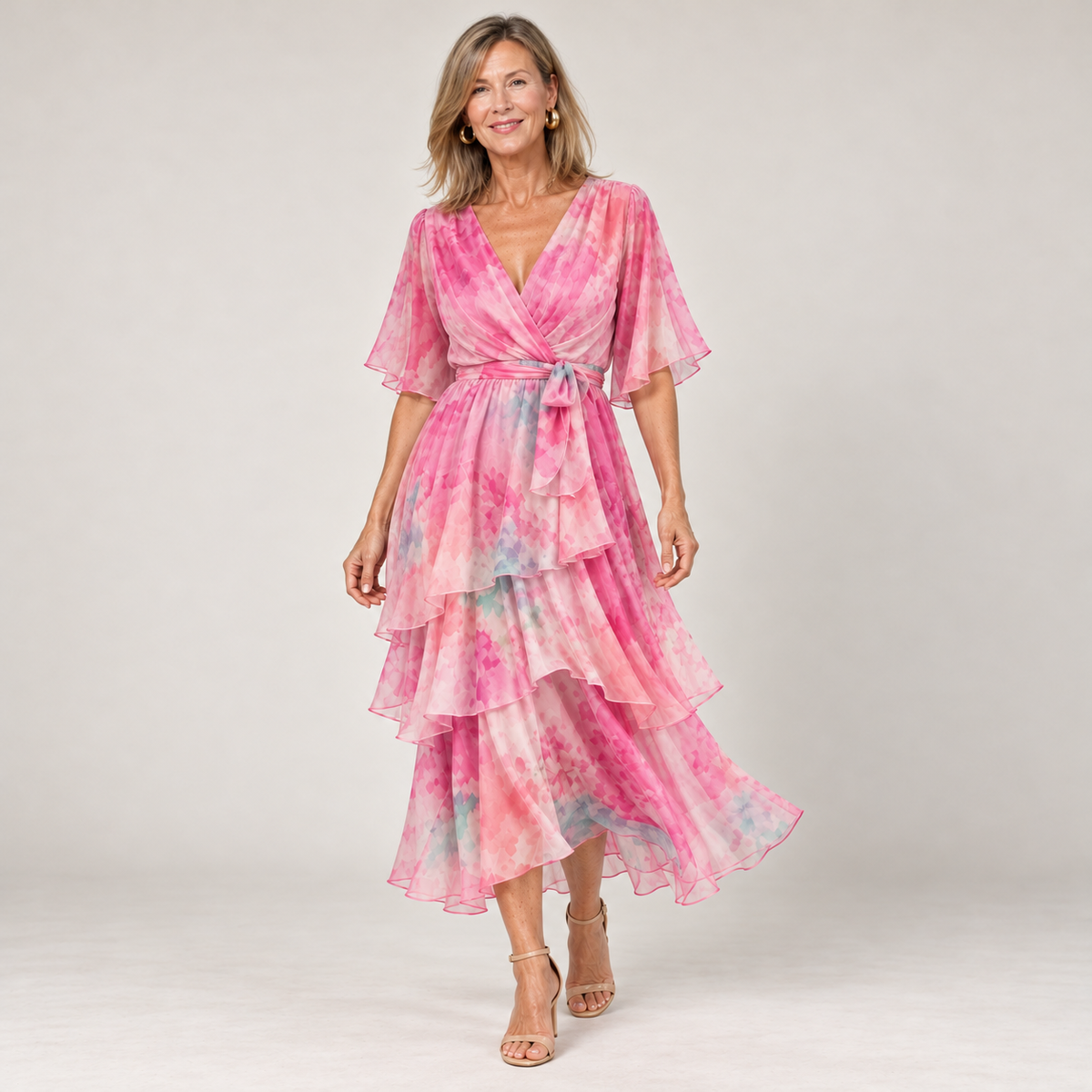 Soleil Floral Layer Dress