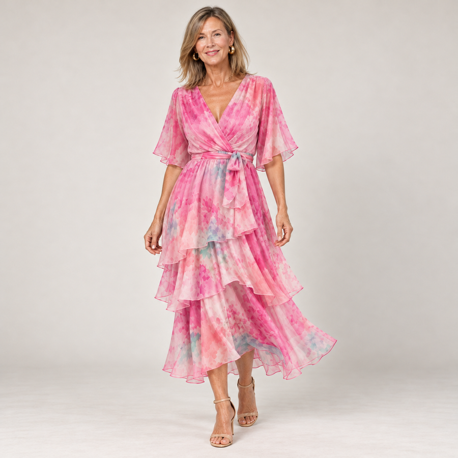 Soleil Floral Layer Dress
