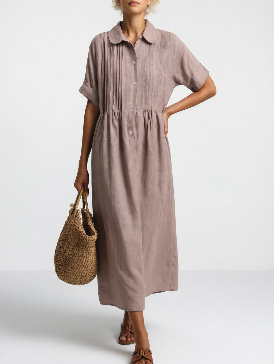 Lysandra | Relaxed Maxi Shirt Dress