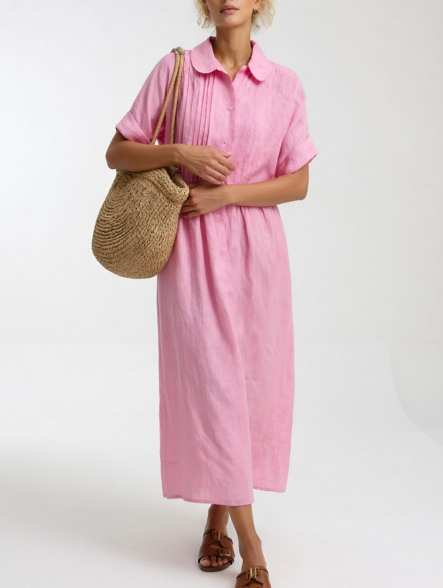 Lysandra | Relaxed Maxi Shirt Dress