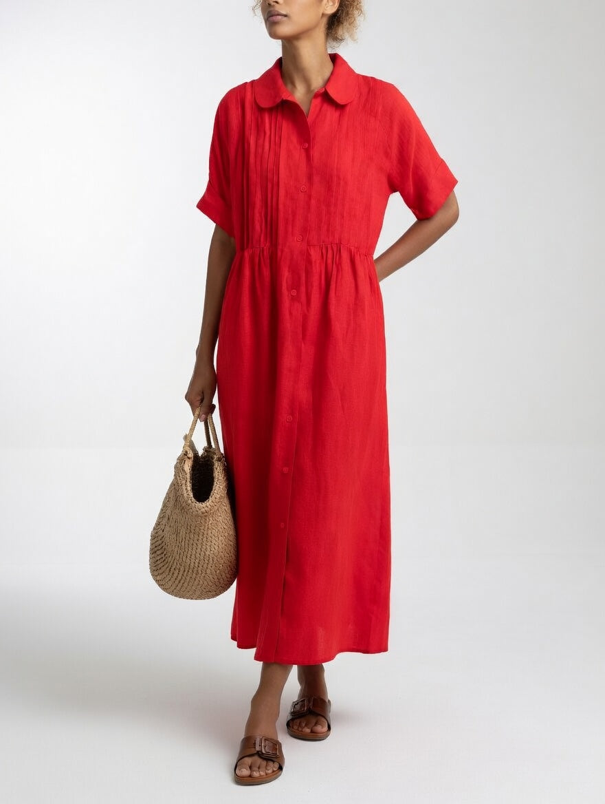 Lysandra | Relaxed Maxi Shirt Dress