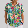 Rae | Watercolour Floral Blouse