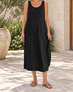 Isla | Relaxed Sleeveless Midi Dress