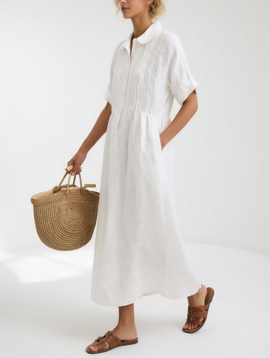 Lysandra | Relaxed Maxi Shirt Dress