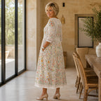 Wildflower Meadow Charm Midi Dress