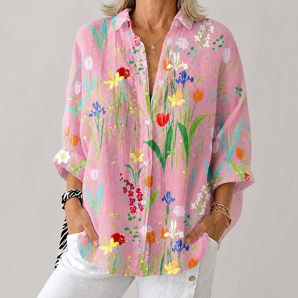 Clara | Spring Garden Blouse
