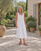 Isla | Relaxed Sleeveless Midi Dress