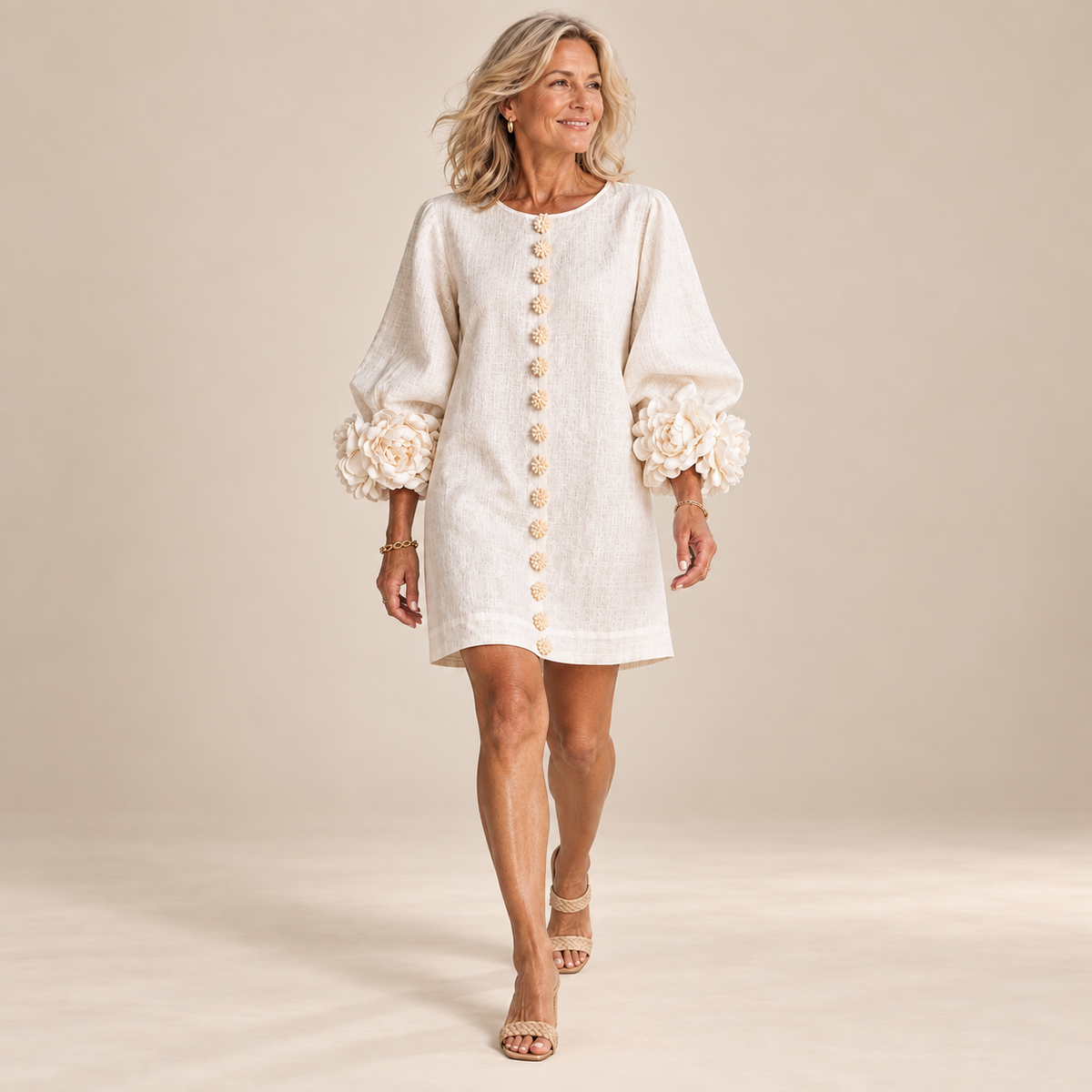 Rosalie | Button-Down Mini Dress