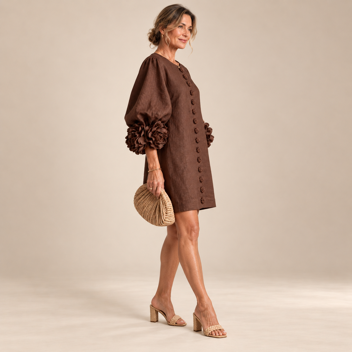 Rosalie | Button-Down Mini Dress