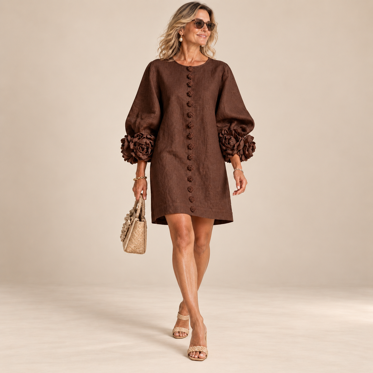 Rosalie | Button-Down Mini Dress
