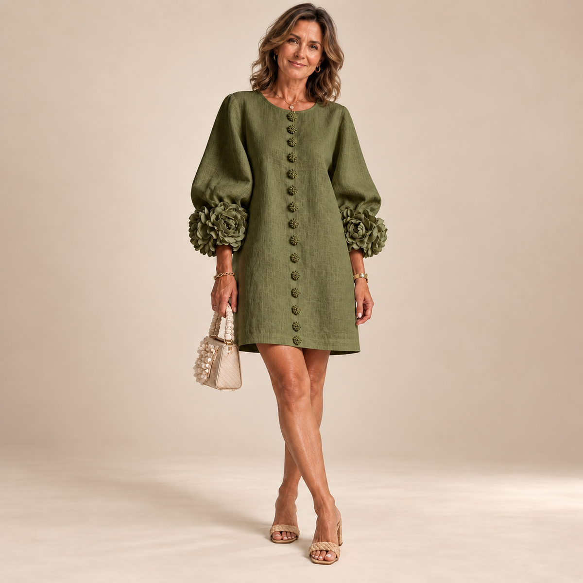 Rosalie | Button-Down Mini Dress