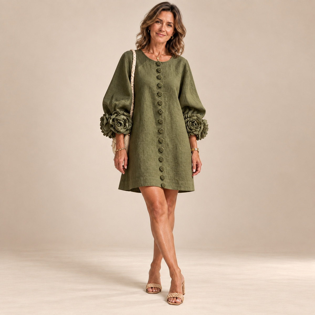 Rosalie | Button-Down Mini Dress