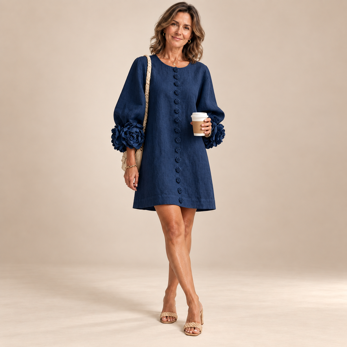 Rosalie | Button-Down Mini Dress