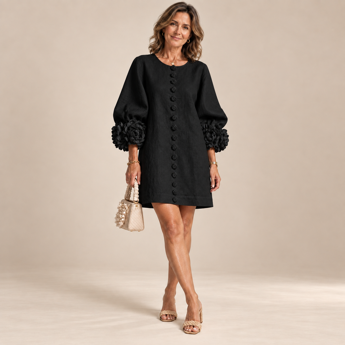 Rosalie | Button-Down Mini Dress