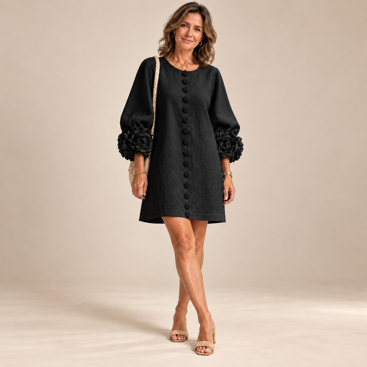 Rosalie | Button-Down Mini Dress