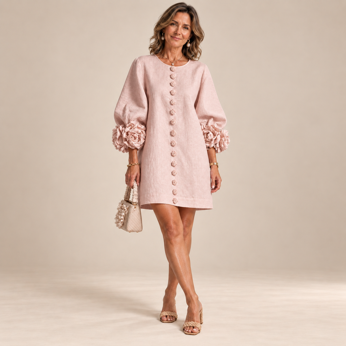 Rosalie | Button-Down Mini Dress