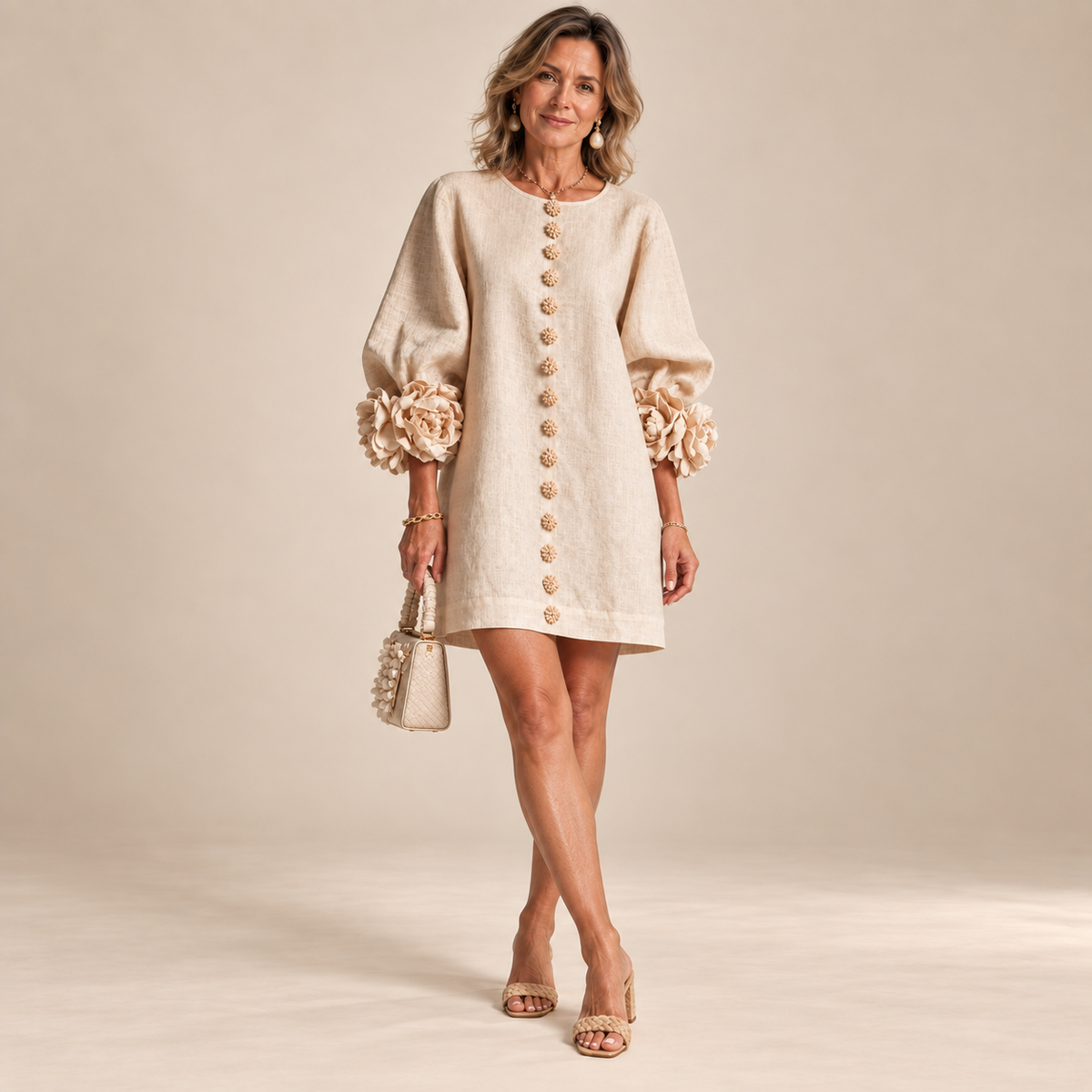 Rosalie | Button-Down Mini Dress