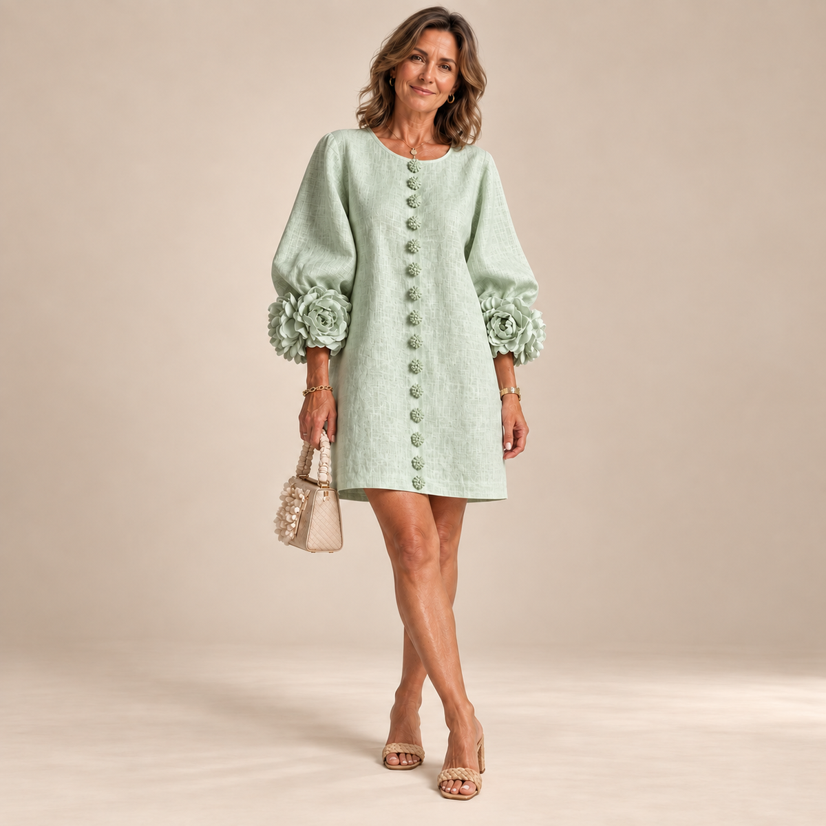 Rosalie | Button-Down Mini Dress