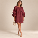 Rosalie | Button-Down Mini Dress