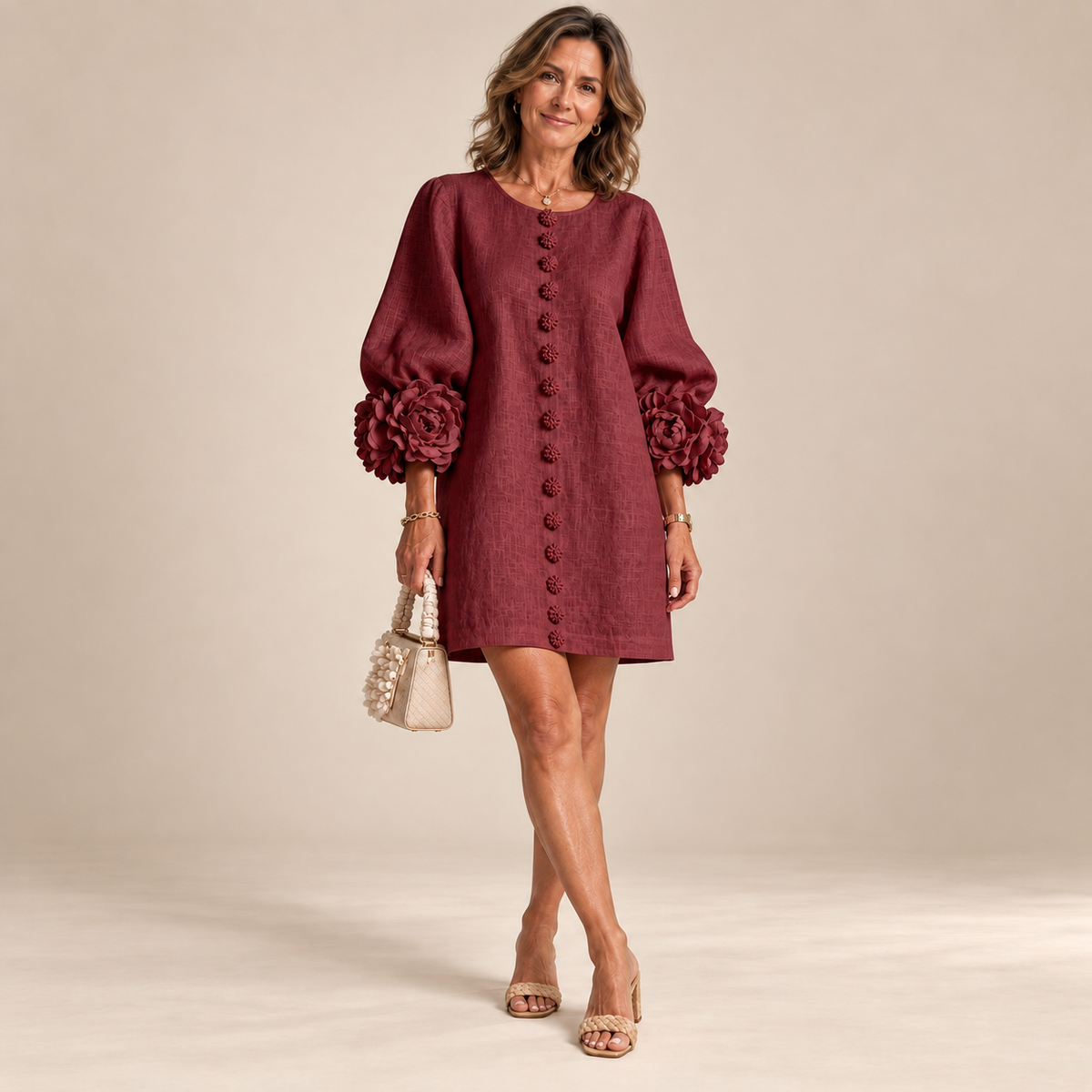 Rosalie | Button-Down Mini Dress