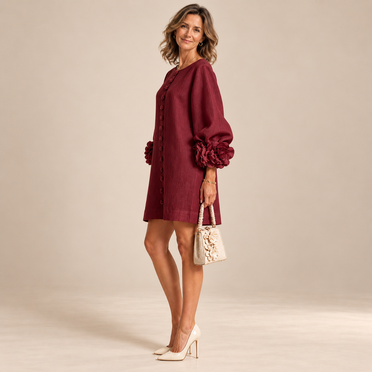Rosalie | Button-Down Mini Dress