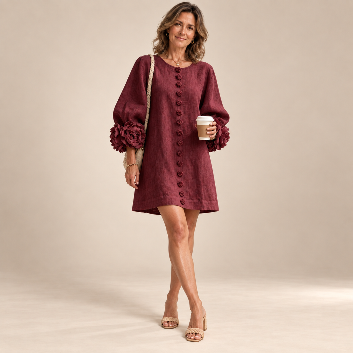Rosalie | Button-Down Mini Dress